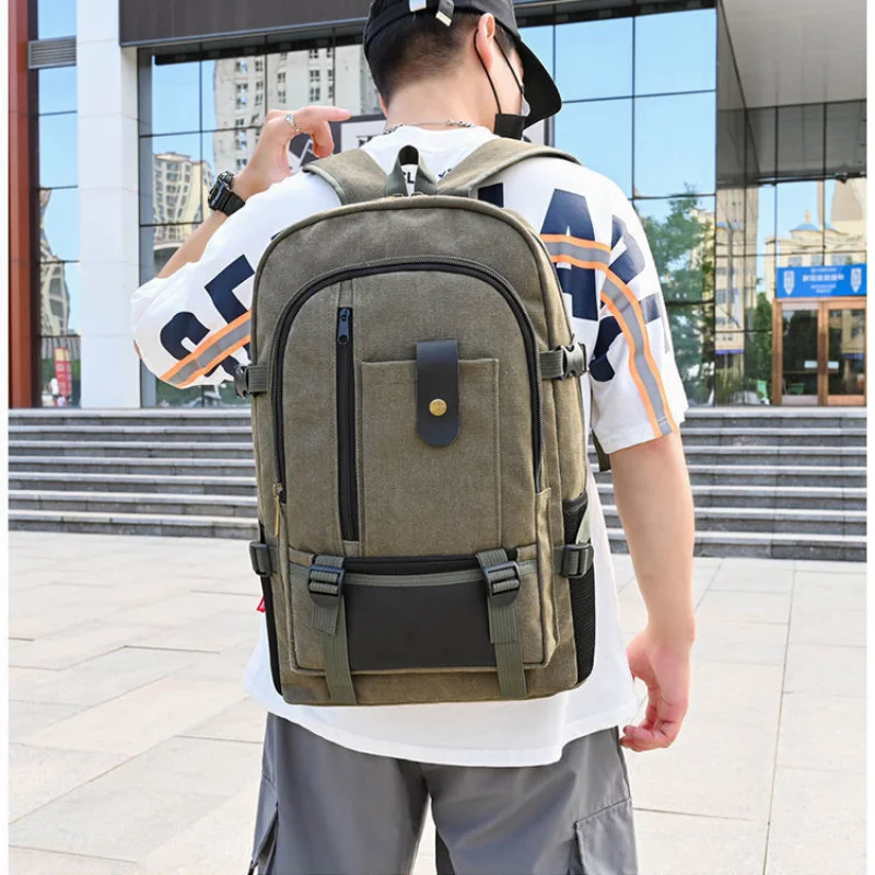 Xiaomi Outdoor Travel Camping Bag Computer Bag Mountaineering Bag Large Capacity Backpack for Men Canvas High School Backpacks