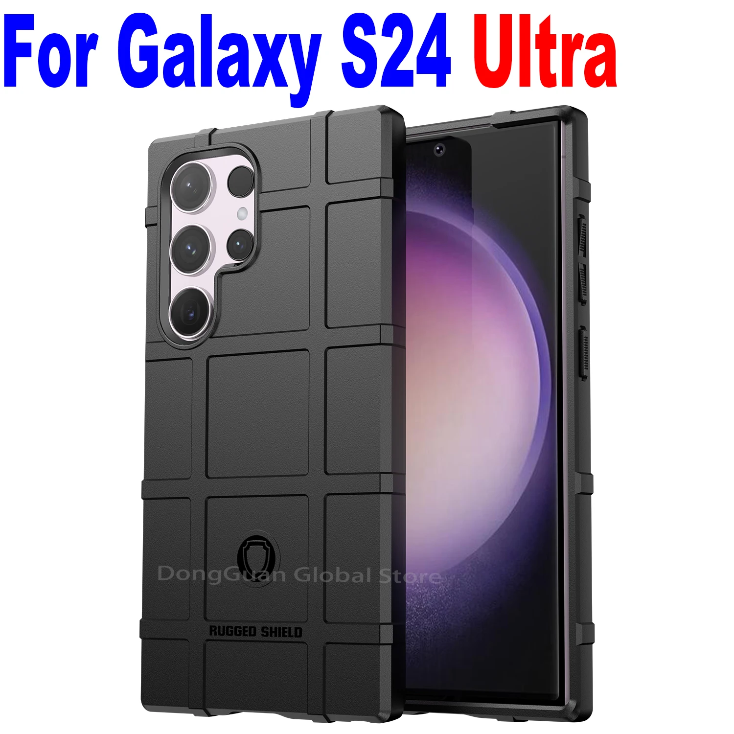 

Rugged Shield Shockproof Armor Case For Samsung Galaxy S24 Ultra Shell Cover Case