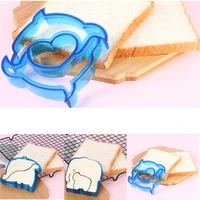 lunch diy sandwiches cutter mould food cutting die bread biscuits mold children baking tools lunch maker sealer cute shape 2022