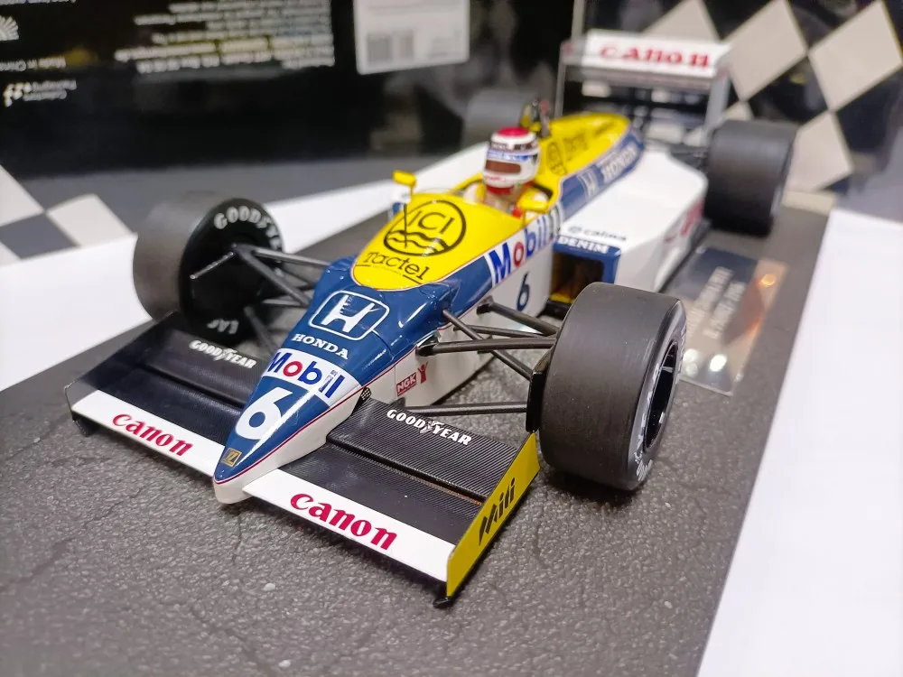 

Minichamps 1:18 F1 Honda FW11 GP 1986 N.Piquet Simulation Limited Edition Resin Metal Static Car Model Toy Gift