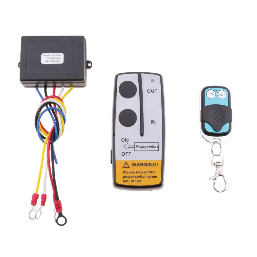 

2x Car ATV SUV Wireless Winch Remote Control Kit Dual Switch Handset .