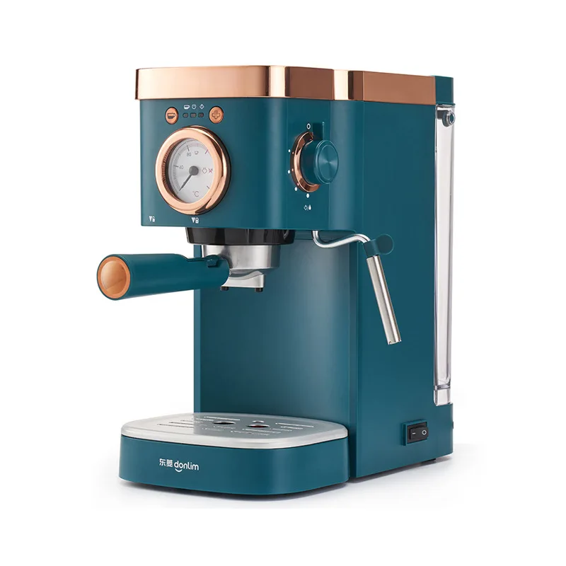 1050W Steam Type Coffee Maker Cafetera Semi Automatic Super Slim ESE POD& Powder Espresso Cappuccino Machine Hot Water