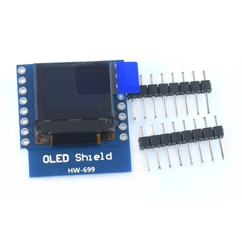 Фото 0,66-дюймовый OLED-дисплейный модуль для WEMOS D1 MINI ESP32, AVR, STM32, 64x48, 0,66-дюймовый ЖК-экран IIC I2C OLED №1