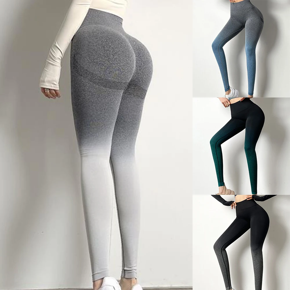 High Waist Yoga Pants Tummy Control Workout Pants Running Cycling Joggers Pants