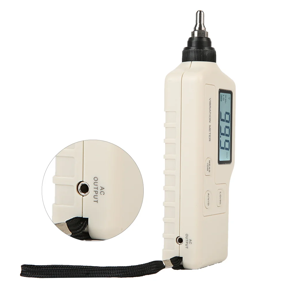 

Standard Intelligence GM63A Vibration Tester Portable High Precision Handheld Vibration Tester Probe Vibration Tester Motor