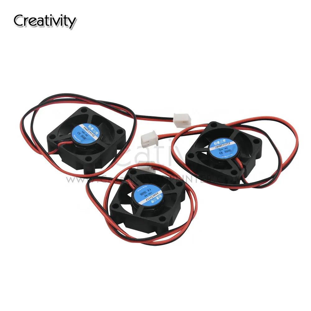 

Creativity 3D Pinter Parts 3010 Fan 30MM 30x30x10MM 12V 5V 24V For J-head Hotend 2Pin DC Cooler Small Cooling Fan DIY Reprap