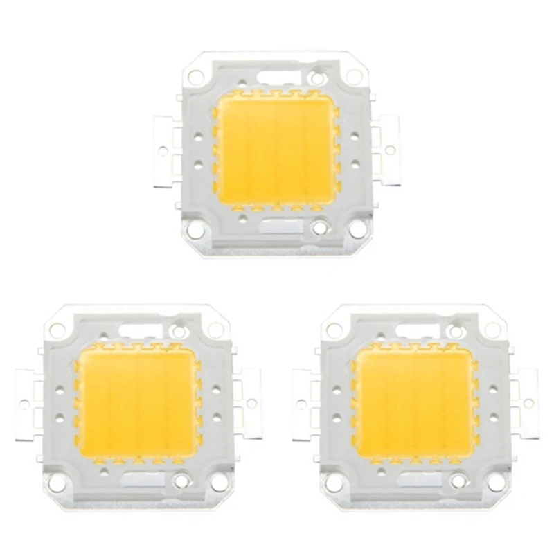 

3X 30W LED Chip Light Bulb Lamp Warm White 2200LM High Power DIY
