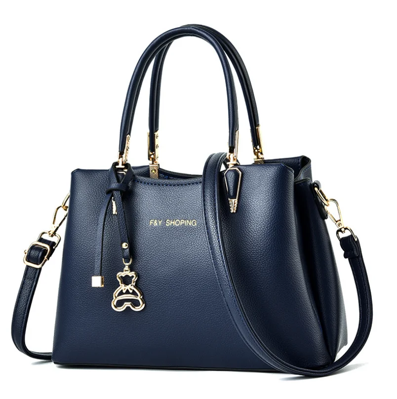 

Роскошная Новая женская сумка, вместительная сумка через плечо, модная сумка-тоут для покупок, сумка через плечо для женщин среднего возраста, роскошная сумка для мам, сумка