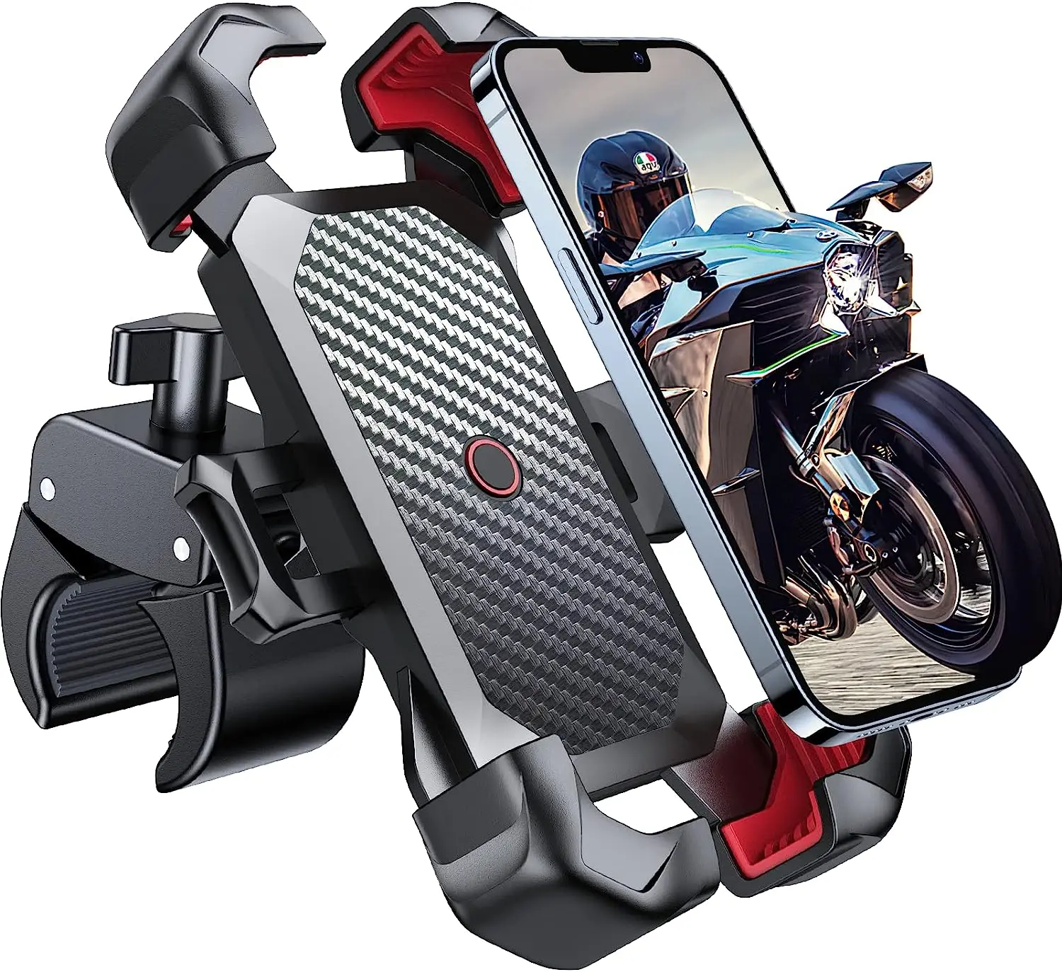 

Motorcycle Phone Mount Anti-Shake Bike Phone Holder for Bicycle Moto Handlebar Telephone Stand for iPhone For Huawei