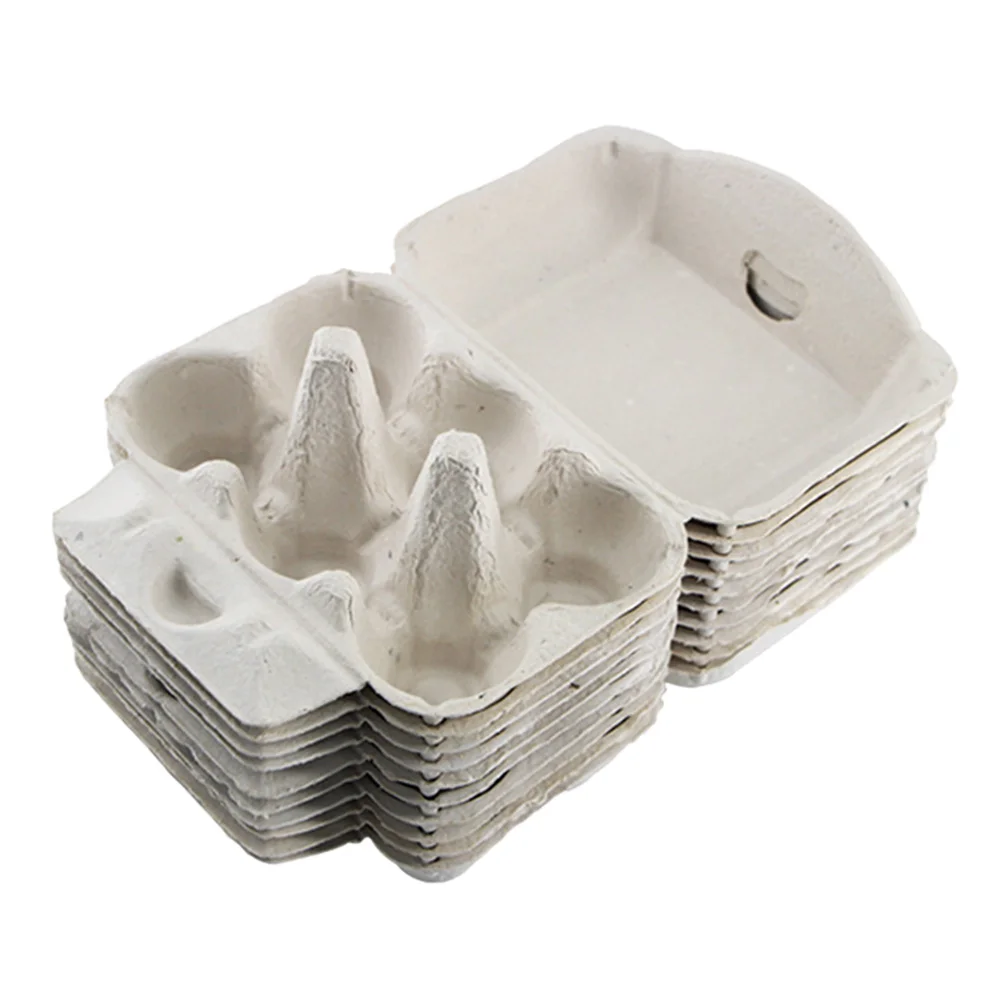 

Vintage Refrigerator Pulp Egg Tray Shockproof Holder Dispenser Cardboard Travel