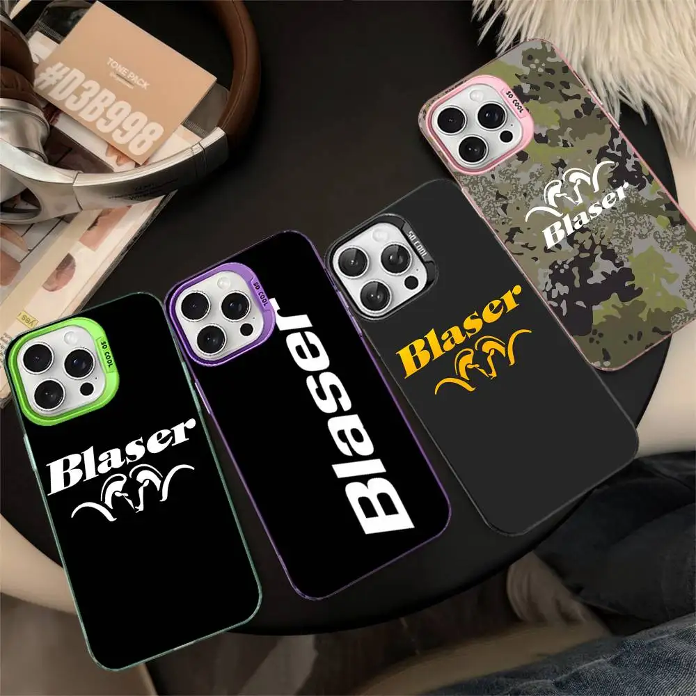 Фото Чехол для телефона Blaser USA Rifles Police для iPhone 16 15 14 13 12 11 17 Pro Max Plus, цвет серебристый №5