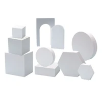 10pcsset for products multi shapes geometric cube posing studio backdrop photography background prop jewelry display shooting