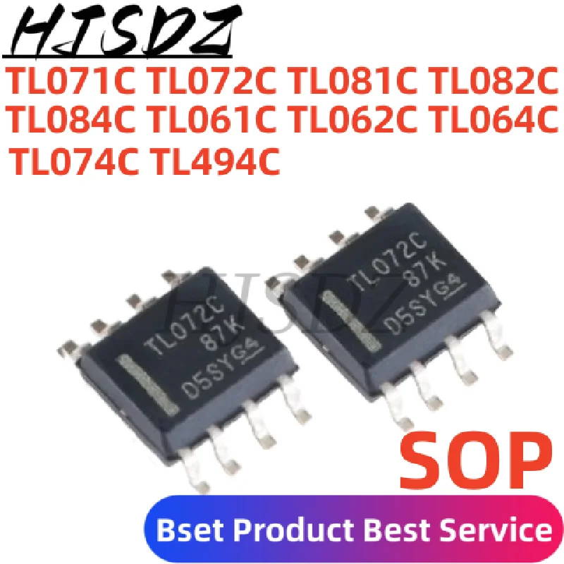 10 шт. TL072CDR TL072C SOP TL072 TL072CDT TL061CDR TL062CDR TL064CDR TL071CDR TL074CDR TL081CDR TL082CDR TL084CDR TL082C TL494CDR