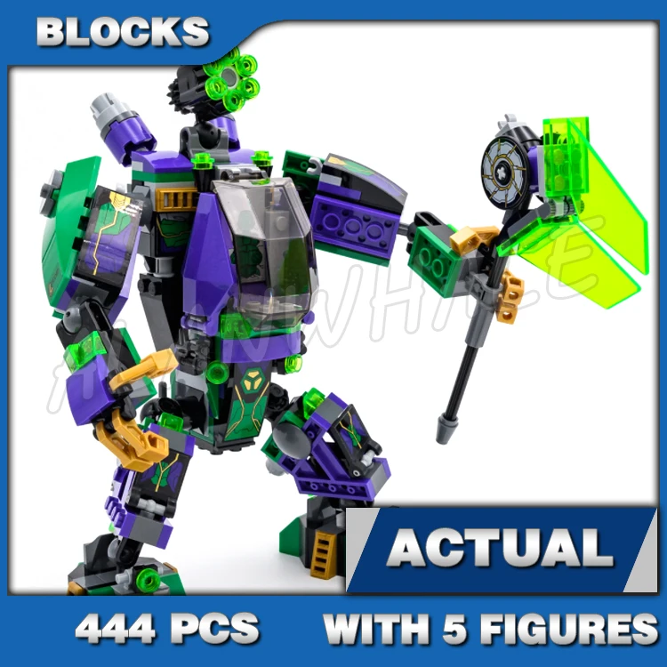 Фото 444 шт. Super Fighter Luthor Mech Takedown Escape Pod Планер Energy Infusers 10843 Строительные блоки Игрушка, совместимая с моделью №1