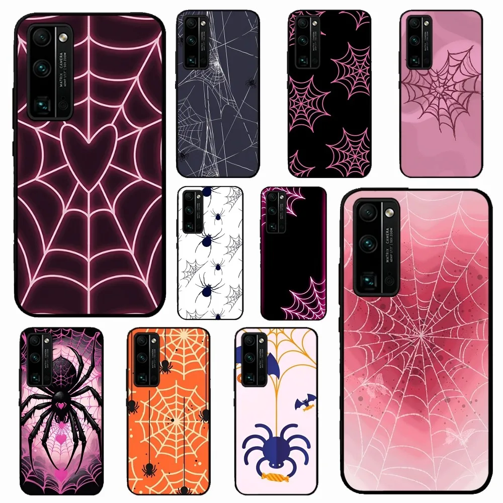 Чехол для телефона с мультяшным принтом Паутина Huawei Honor 10 Lite 9 20 7A 9X 30 50 60 70 Pro Plus