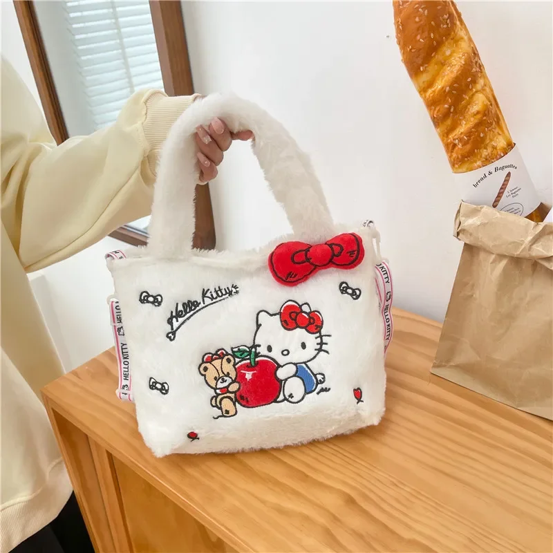 Miniso милая мультяшная сумка Sanrio Kuromi с собакой корицей через плечо плюшевая