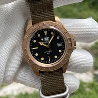 steeldive men vintage bronze diver watch sd1966s v2 luxury mechanical wristwatch premium pot cover bubble mirror 200m waterproof