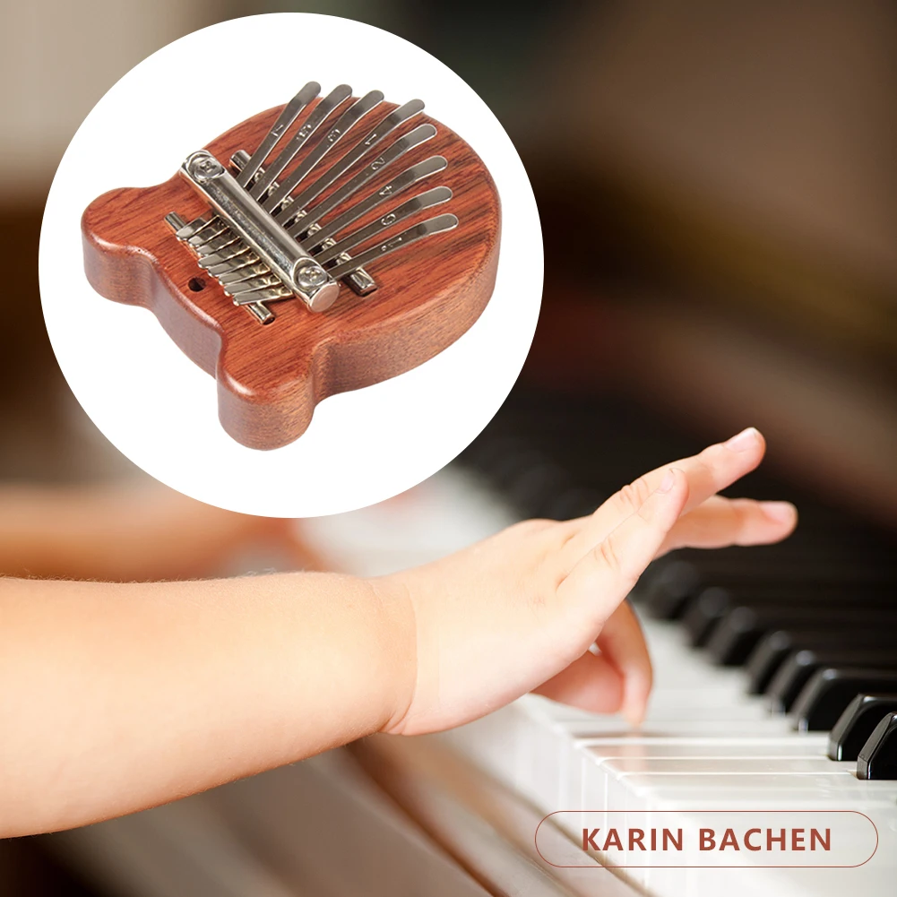 

Portable Pocket Kalimba 8 Key Finger Thumb Piano Musical Instrument Reducing Pressure Toys for Beginners Music Lovers