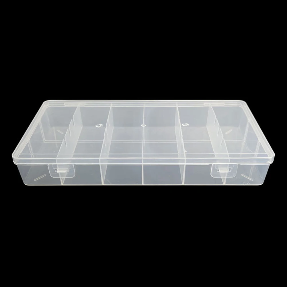 

Case Boxes Tackle Outdoor Sporting Plastic Storage Strong 1 PC 21 * 11 * 3cm 6 Compartments Black Lure Fishing