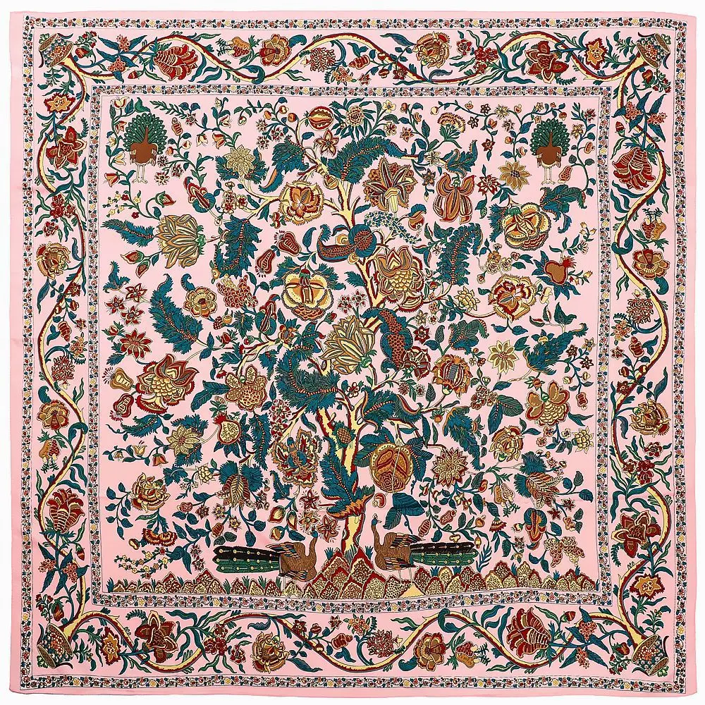 Квадратные пляжные шали бандана шарфы на голову женский модный платок саржевый