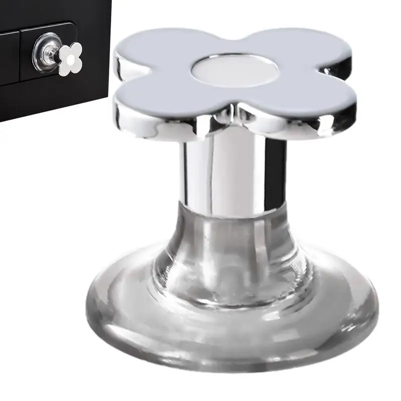 Сменная кнопка в форме цветка для унитаза гладкая водостойкая клейкая