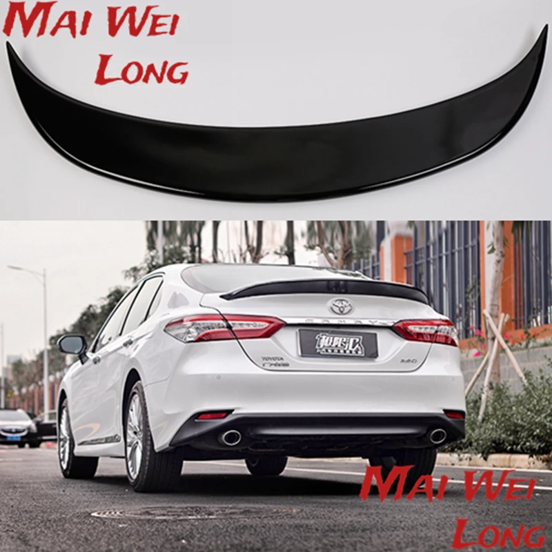 

For Toyota Camry Spoiler High Quality ABS Material Car Rear Wing Primer Color Rear Spoiler For Toyota Camry Spoiler 2018+