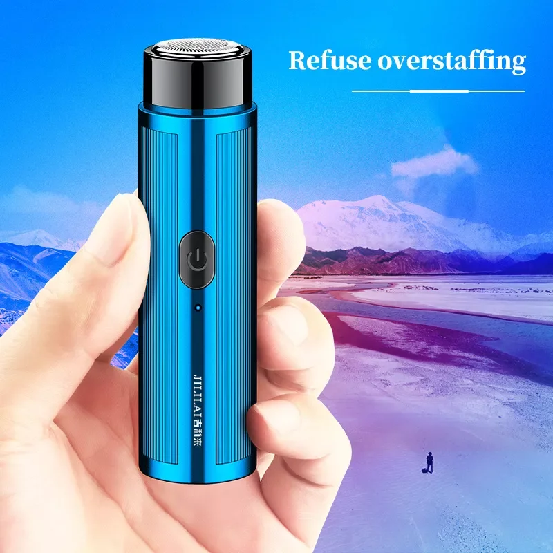 

NEW2023 Mini Shaver For Men Portable Beard Knife USB Charging Men's Shavers Face Body Shaving Machine