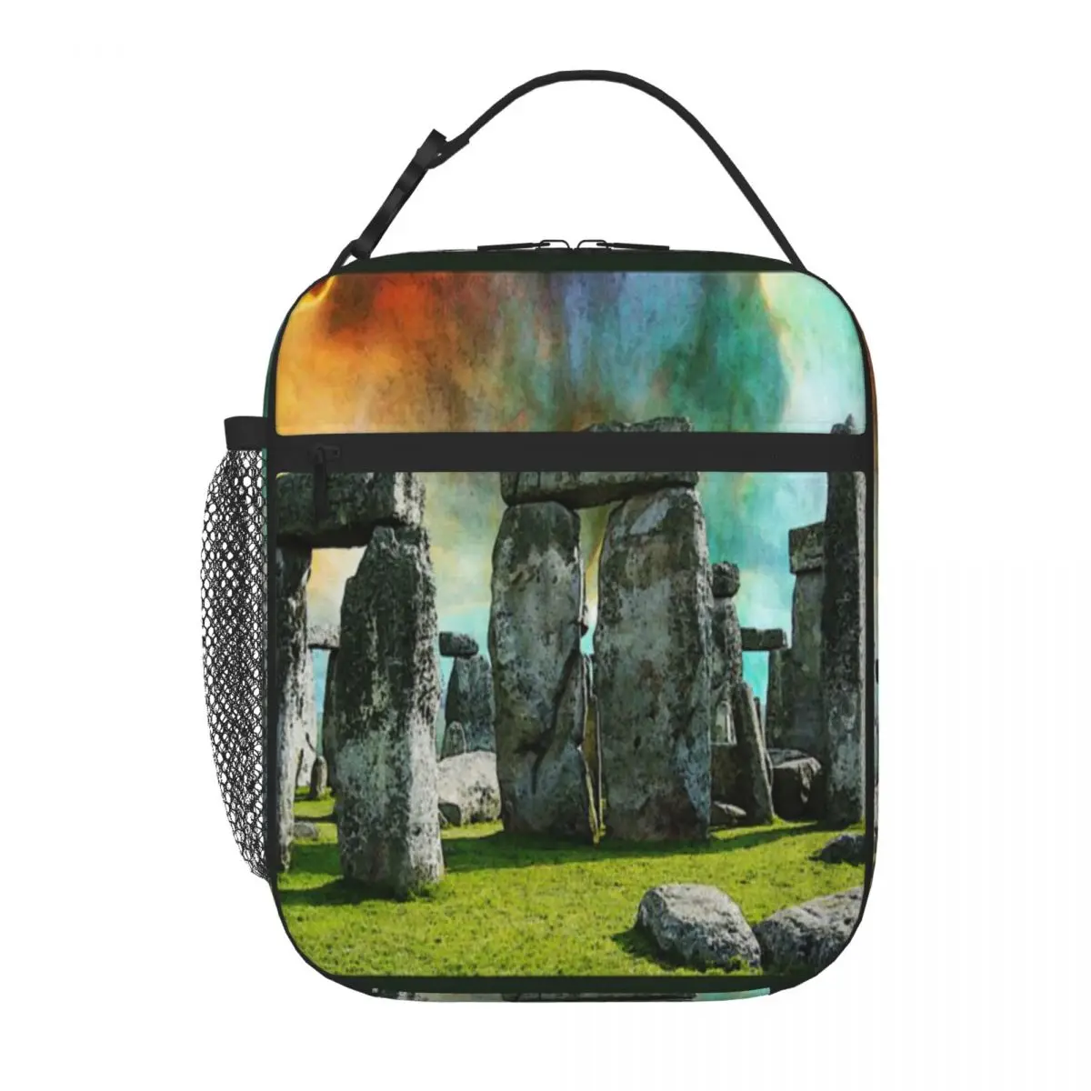 

Строительство загадочного камня, искусство Шэрон КАММИНГЗ, Шэрон КАММИНГЗ, ланч-тоут, Термосумка, термоконтейнер