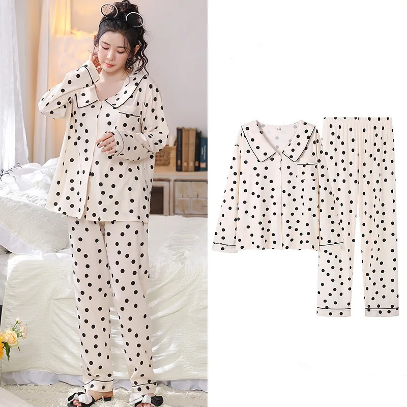

GouZ Women's Sleepwear Long Sleeve Cozy Pajama Set Pj Suit Casual Loungewear for Spring Summer