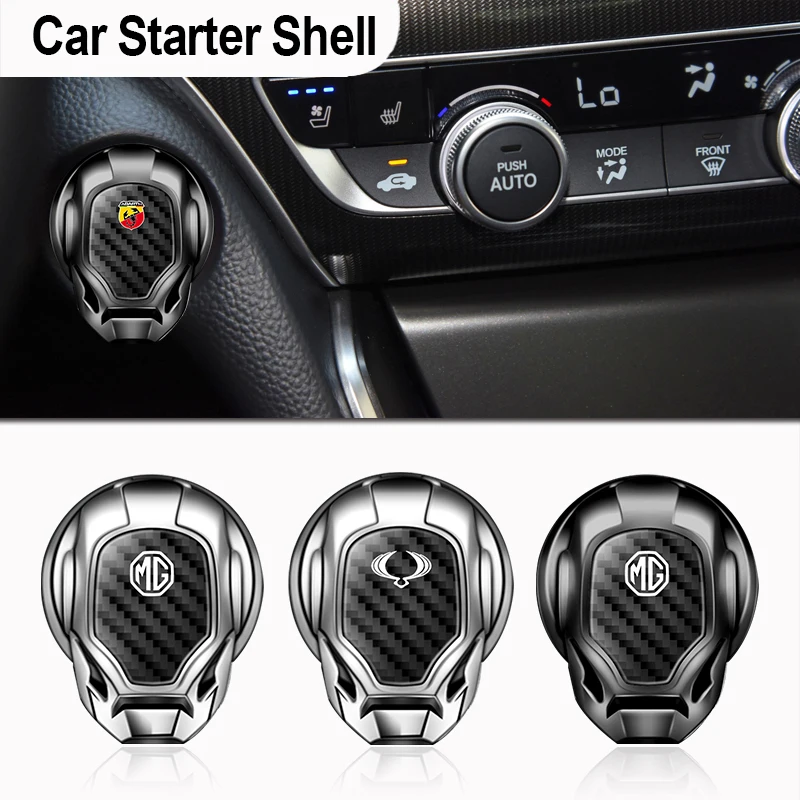 

Car One-click Start Button Cover Engine Ignition Protective Stickers for Saab 93 Aero Vector Sport Hatch Radio Car Accessories