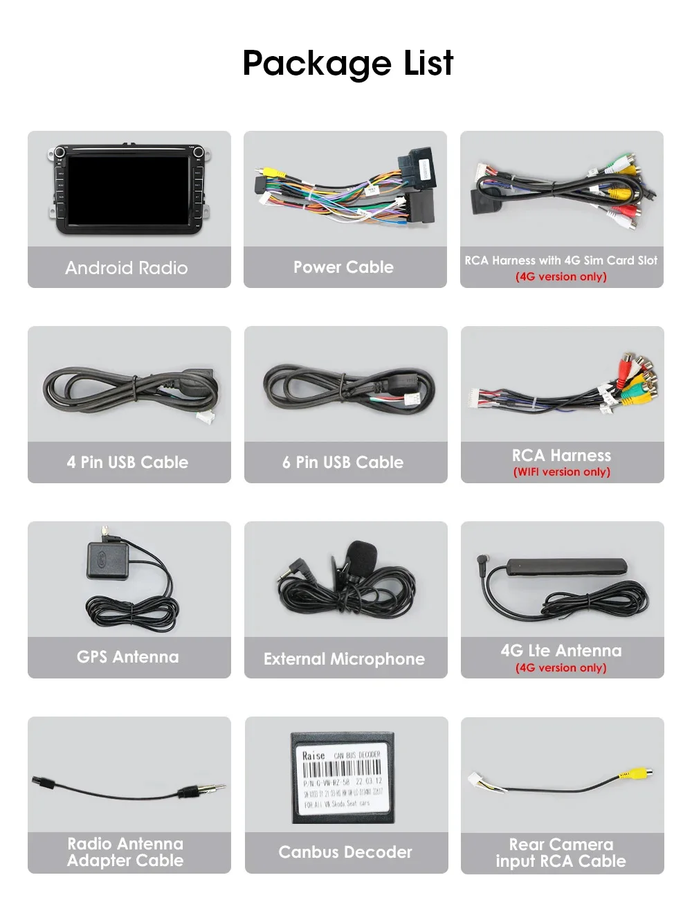 Автомагнитола 2DIN универсальная для Volkswagen Skoda Polo Golf Passat Android