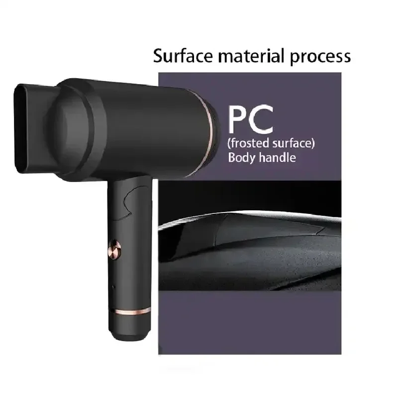 Портативный складной беспроводной фен перезаряжаемый 5000 мАч дорожный