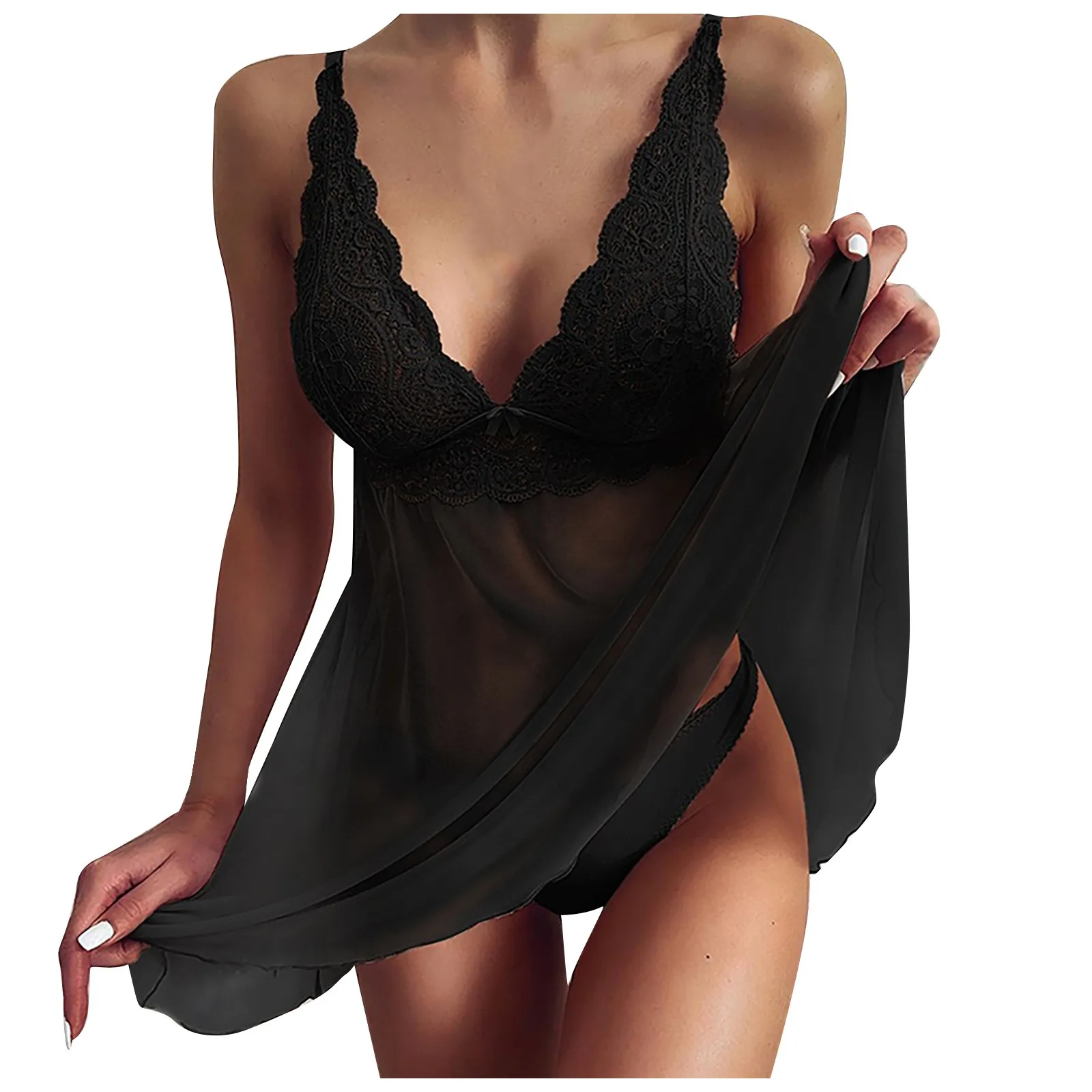 Женские ночные рубашки летняя Пижама шелковая ночная сорочка на бретельках