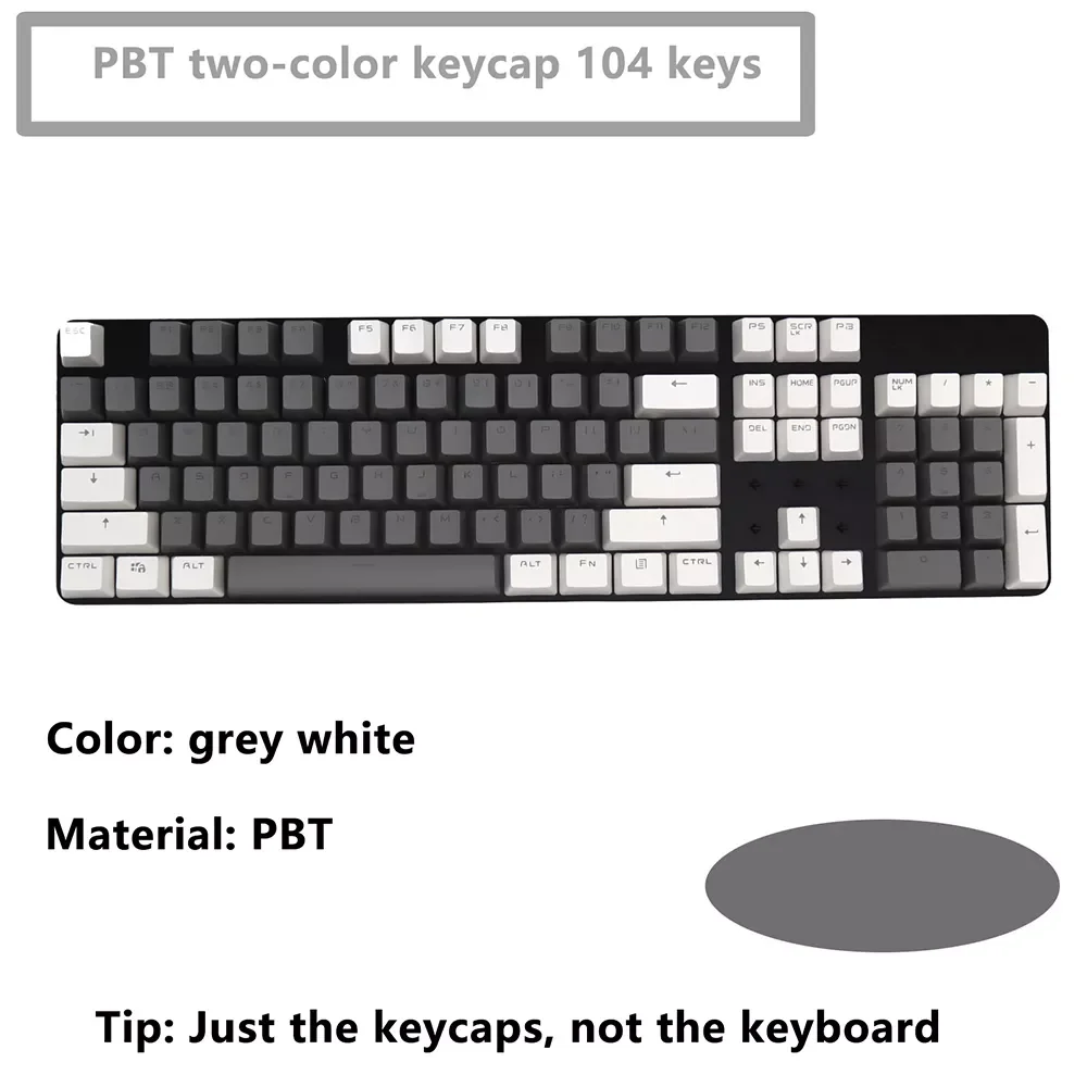 

Gaming Keycaps Thick PBT Keysets for Mechanical Keyboard Support 61 87 104 Keys
