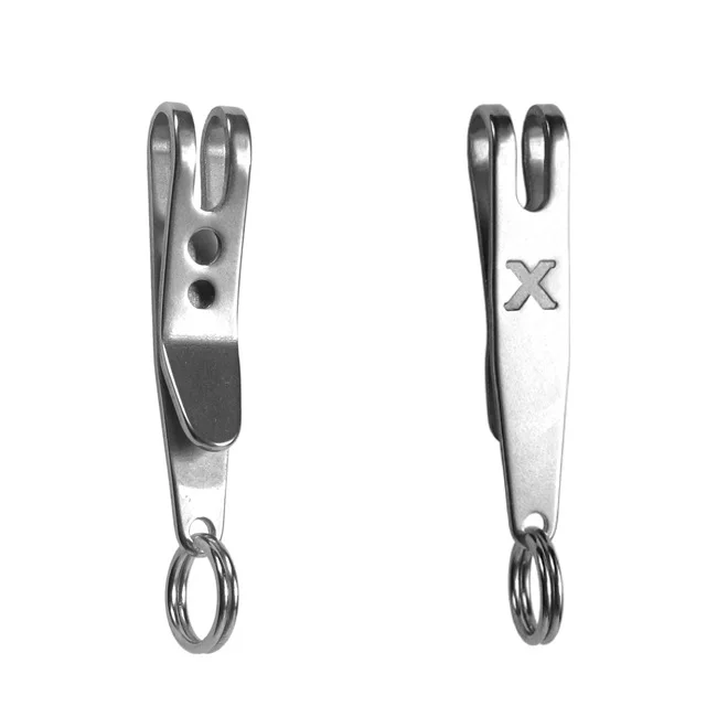 

EDC Bag Suspension Clip with Key Ring Carabiner 301 Stainless Steel Outdoor Quicklink Tool Multi Tools Pocket Camping Key Ring