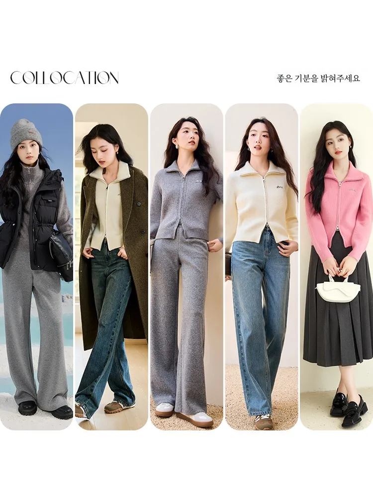 Xiangng Design Sense вязаная женская зима 2024 новая корейская серия свободная внутренняя