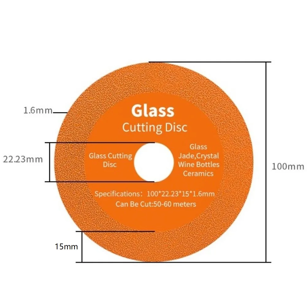 

Диск для резки стекла с отверстием 22,23 мм, Алмазный мраморный пильный диск, керамическая плитка, нефрит, специальная полировка, режущее лезв...