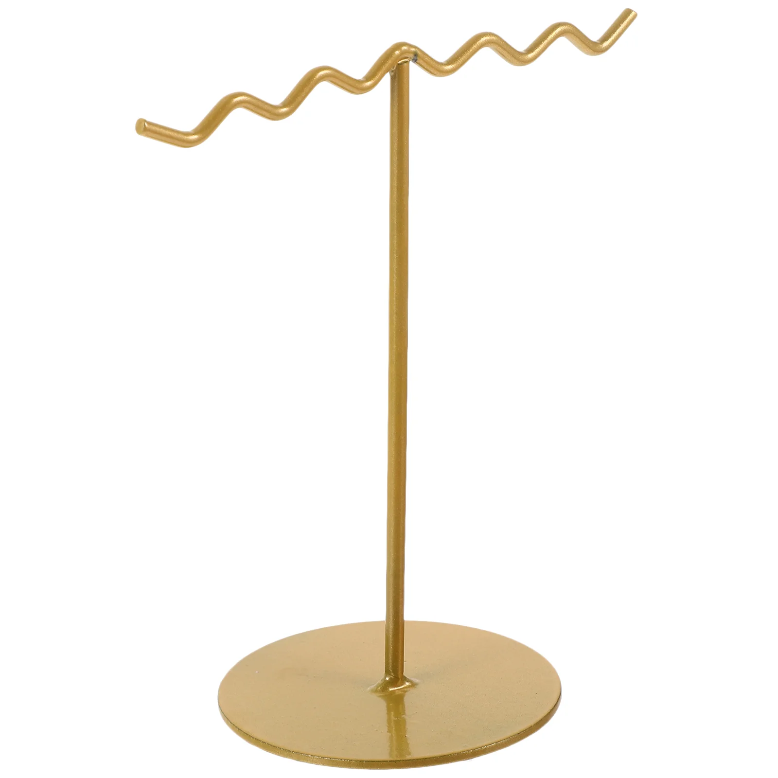 

T Shape Metal Earrings Display Holder Stand Jewelry Storage Rack T-Bar Necklace Tree Organizer Tabletop Bracelet Hanging Tower