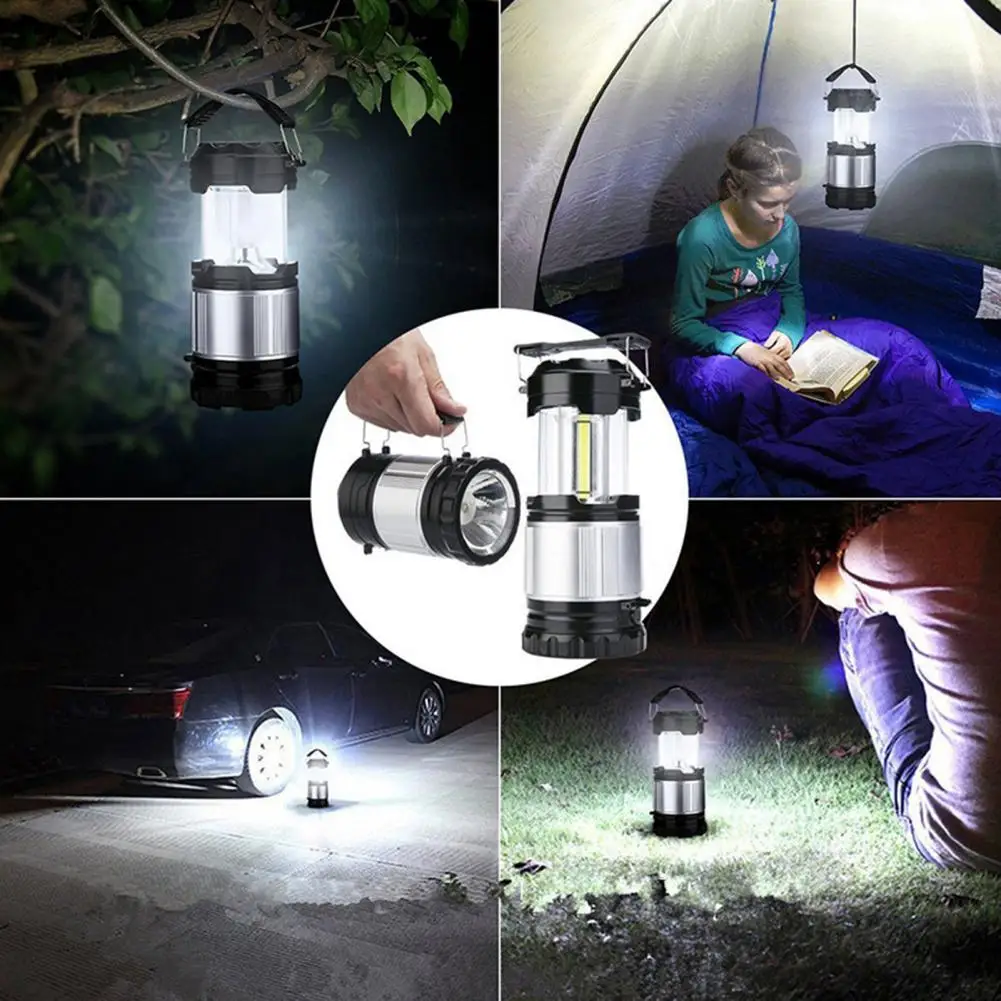 

Convenient Campfire Eye Protection Stretch Lantern COB Warm Light Camp Led Ambient Tent Light Multifunctional