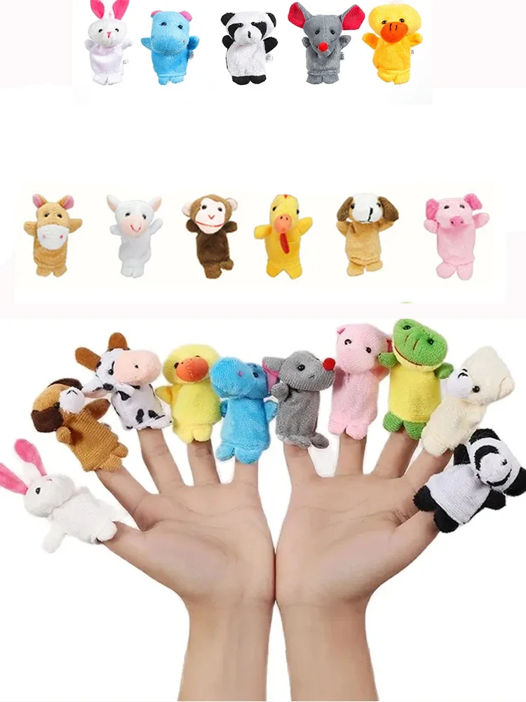 6/10 шт. плюшевые куклы на палец