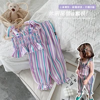 korean style summer girls ninth pants suit fashion clothes toddler girl clothes kids clothes kids boutique clothing wholesale
