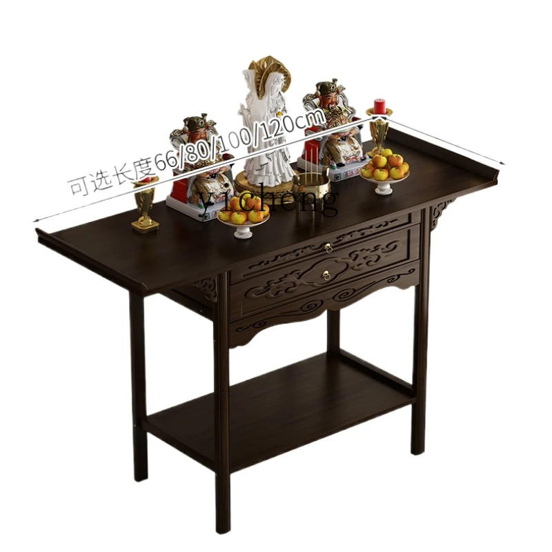 YY Zhongtang Бог богатства Бодхисаттва стол для поклонения Будде статуя домашний алтарь YY Zhongtang Бог богатства Бодхисаттва стол для поклонения Будде статуя домашний алтарь