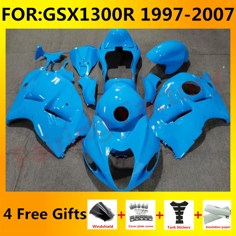 

Motorcycle Fairings for GSXR1300 1997 1998 2007 2006 2005 2004 GSX1300R GSXR 1300 2003 2002 2000 2001 full Fairing kit set blue