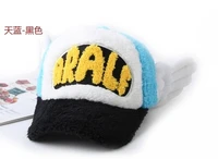 autumn and winter wings plush baseball hat mens and womens parent child korean version peaked cotton hat