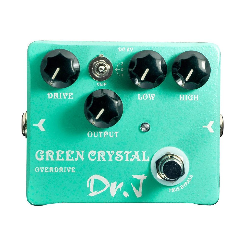Педаль для гитары D50 GREEN CRYSTAL Overdrive педаль создания эффектов на гитаре ручки