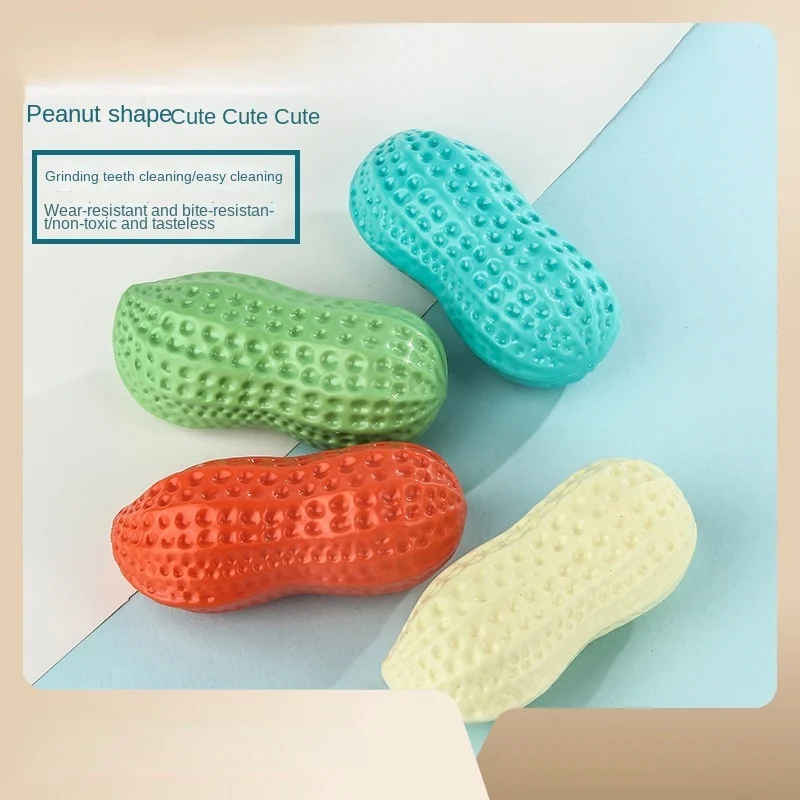 

Pet Dog Toys Rubber Cute Fruit Puppy Squeaky Toy Funny Interactive Toy Tooth Cleaning Bite Resistant Chew Toys for Small Meduim