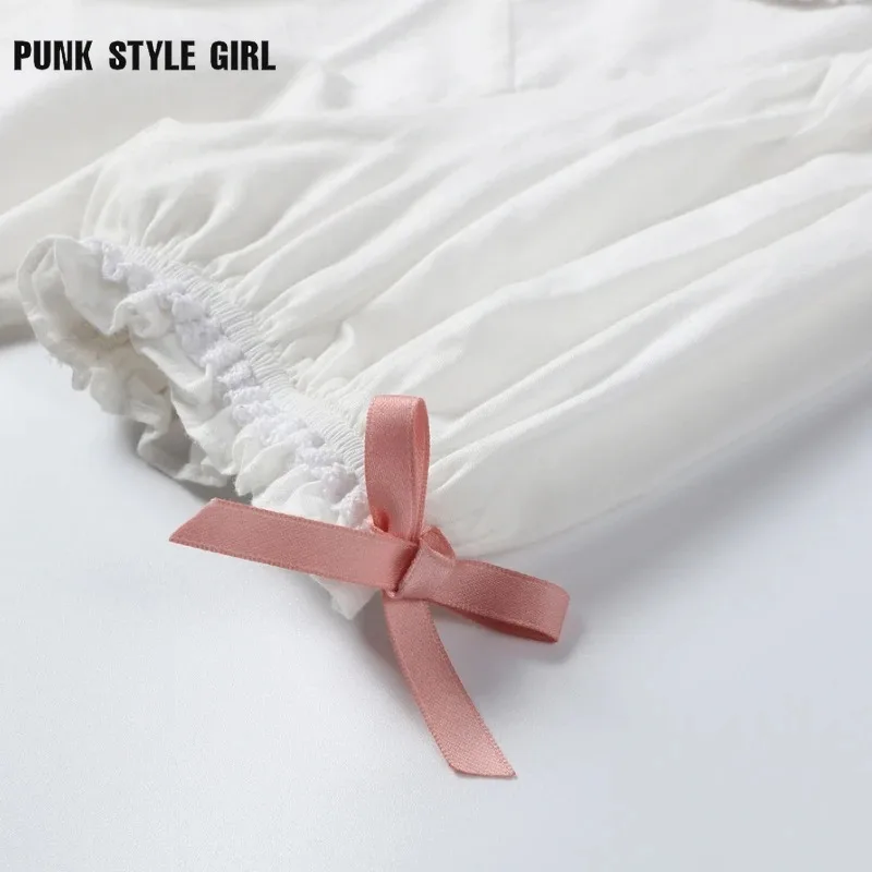 Женская однобортная рубашка JK Белая Летняя Повседневная в японском стиле