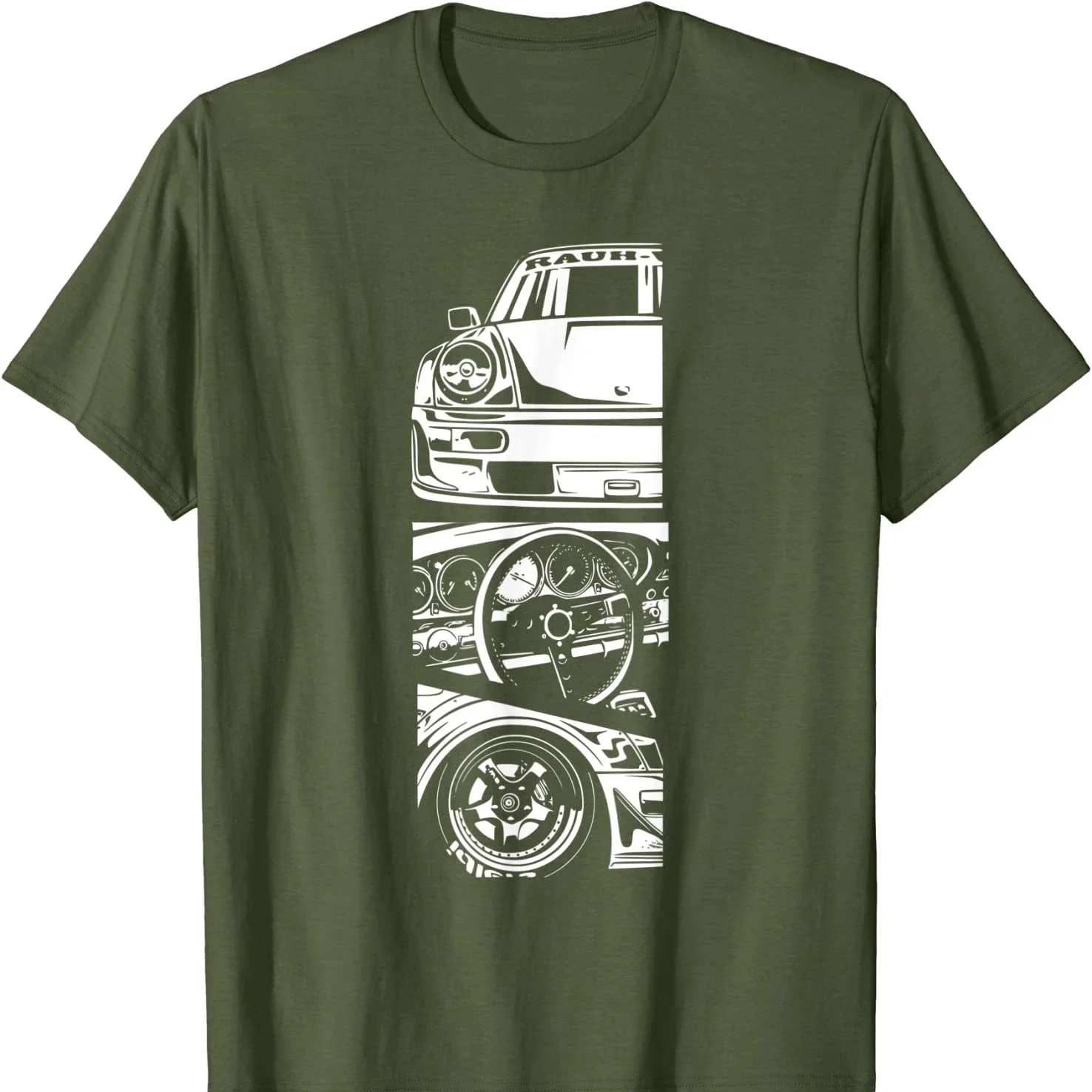 JDM японская автомобильная ретро гоночная мужская винтажная футболка с