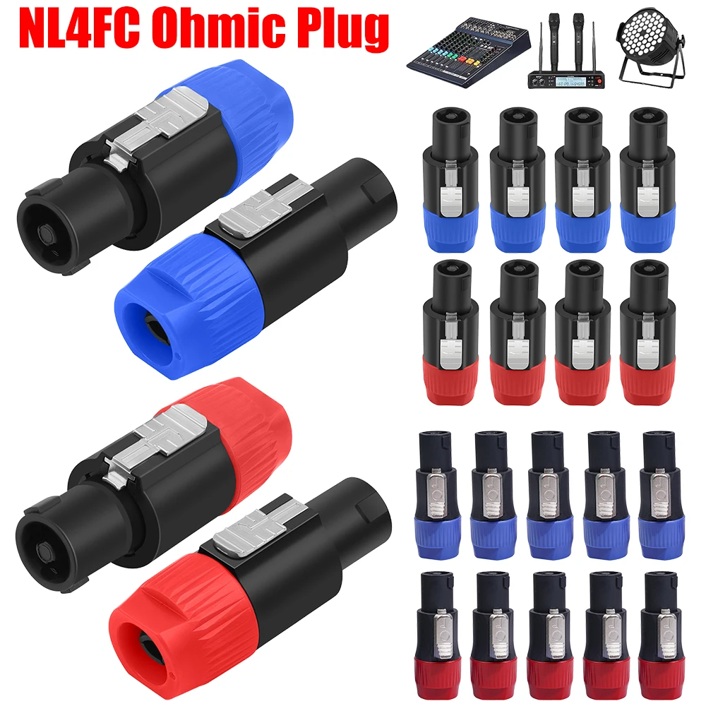 Аудиокабель для микрофона Speakon NL4FC NLT4X NL2FC 4-полюсный