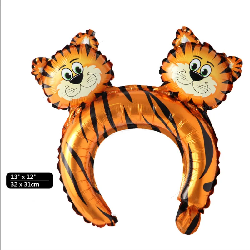 Воздушные шары из фольги в виде тигра | Дом и сад
